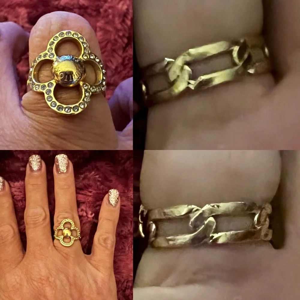 ‼️1 DAY PRICE DROP‼️Louis Vuitton Flower Power Ring - Picture 2 of 6